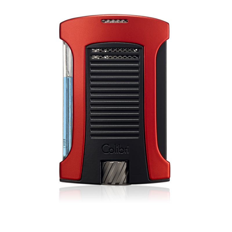 Colibri Daytona Single Jet Flame Cigar Lighter – Red