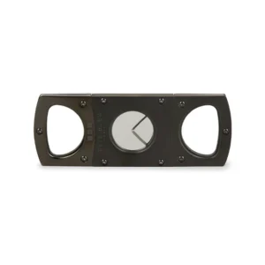 Elie Bleu Double Blade Cigar Cutter – Stainless Steel/ Black Resin