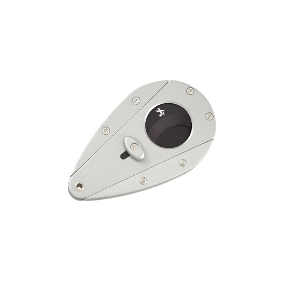 Xikar Xi1 Cigar Cutter – Silver with Black Blade