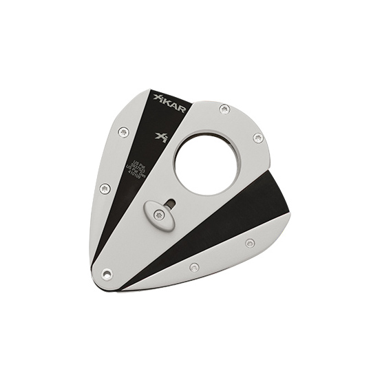 Xikar Xi1 Cigar Cutter – Silver with Black Blade - Image 2