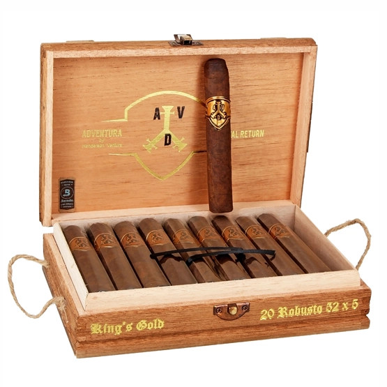 ADVentura The Royal Return Kings Gold Robusto Cigar – Box of 20