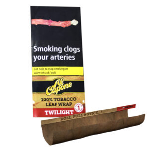 Al Capone Twilight (Rum) 100% Tobacco Leaf Wrap – Single Pack
