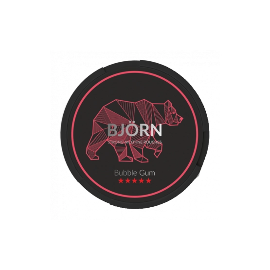 Bjorn Nicotine Pouches Bubble Gum 32mg – Single Tin