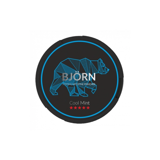 Bjorn Nicotine Pouches Cool Mint 32mg – Single Tin