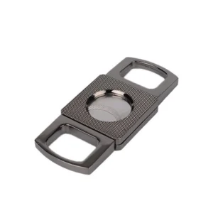BLD Double Finger Double Blades Square Cigar Cutter – Gunmetal
