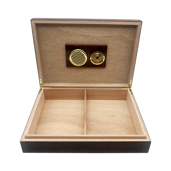 Havana House Burl Humidor – 25 Cigar Capacity - Image 2