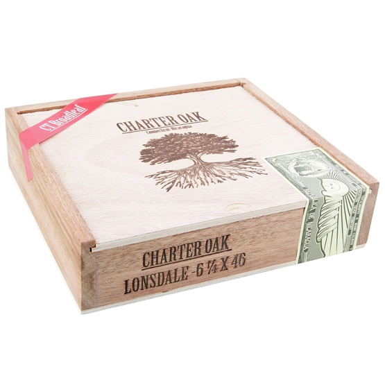 Foundation Charter Oak CT Broadleaf Lonsdale Cigar – Box of 20