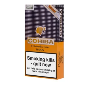 Cohiba Piramides Extra Cigar – Pack of 3 Tubos