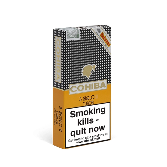 Cohiba Siglo II Cigar – Pack of 3 Tubos