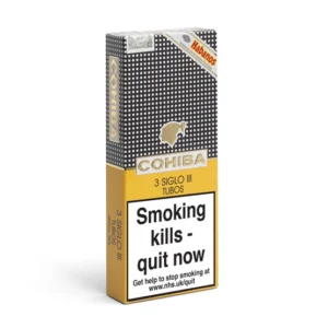 Cohiba Siglo III Cigar – Pack of 3 Tubos