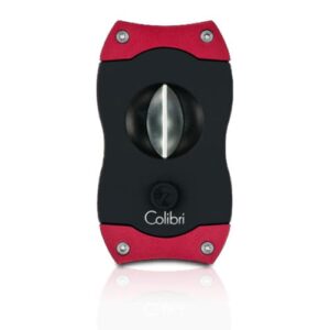 Colibri V-Cut Cigar Cutter – Black and Red