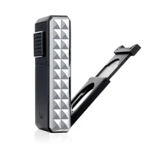 Colibri Quasar Astoria Triple Jet Flame Cigar Lighter – Chrome & Black