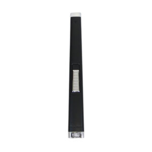 Colibri Aura Flat Flame Lighter – Black & Chrome