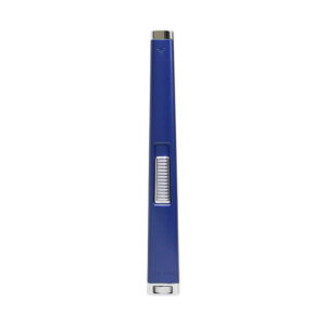 Colibri Aura Flat Flame Lighter – Blue & Chrome