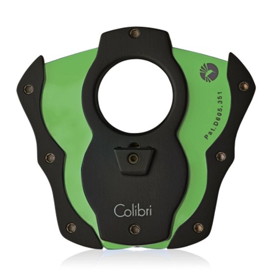 Colibri Cut Cigar Cutter – Black With Green Blades