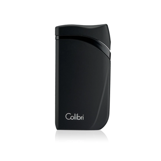 Colibri Falcon Single Jet Flame Cigar Lighter – Metallic Black