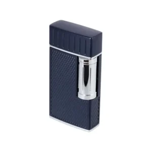 Colibri Julius Classic Double Flame Cigar Lighter – Navy & Chrome