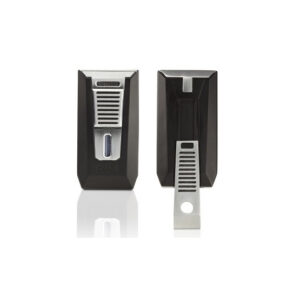 Colibri Slide Double Jet Flame Cigar Lighter – Matte & Chrome