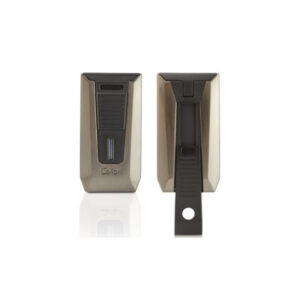 Colibri Slide Double Jet Flame Cigar Lighter – Gunmetal & Matte Black