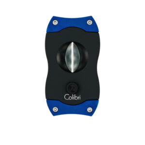 Colibri V-Cut Cigar Cutter – Black and Blue