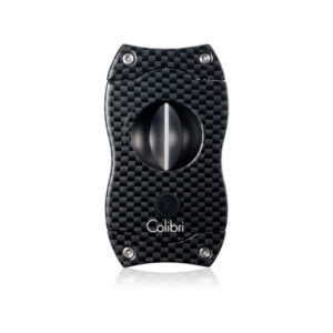 Colibri V-Cut Cigar Cutter – Black Carbon Fiber Print