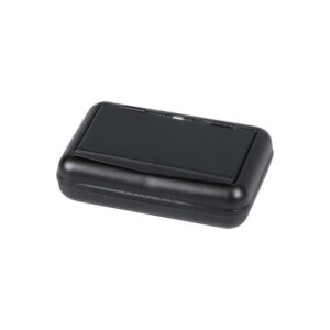 Cool Matt Black Tobacco Tin with Papers Holder