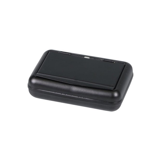 Cool Matt Black Tobacco Tin with Papers Holder