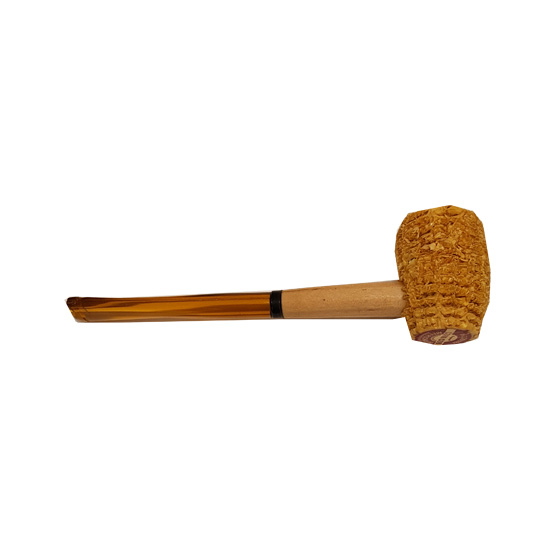 Missouri Meerschaum Corn Cob Huck Finn Straight Pipe - Image 2