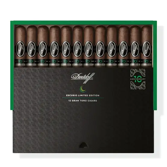 Davidoff Escurio 10th Anniversary Gran Toro Cigar – Box of 12