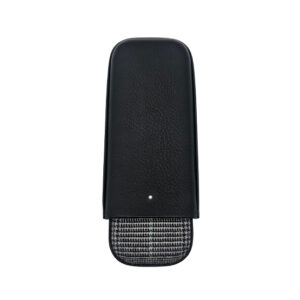 Dunhill White Spot Highland 9 Cigar Case (2 Robusto) – Limited Edition Black and White