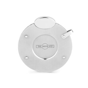 Dunhill White Spot Circular Stainless Steel Cigar Cutter