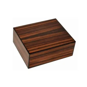 Elie Bleu Macassar Ebony Humidor – 50 Cigar Capacity
