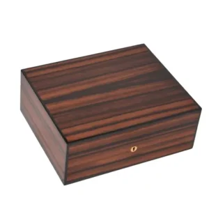 Elie Bleu Macassar Ebony Humidor – 75 Cigar Capacity