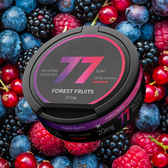 77 Nicotine Pouches Forest Fruits 20mg – Single Tin