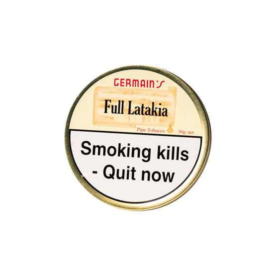 Germain’s Full Latakia British Pipe Tobacco 50g – Single Tin
