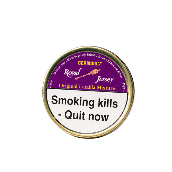 Germain’s Royal Jersey Original Latakia British Pipe Tobacco 50g – Single Tin