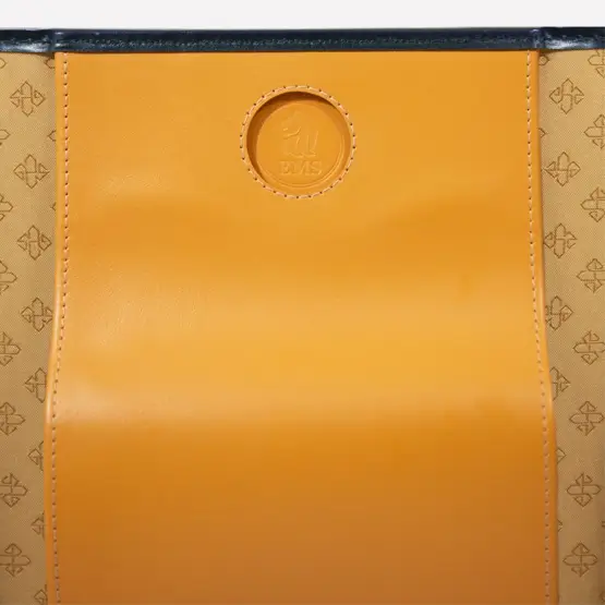 Hunters & Frankau x Ettinger Leather Cigar Wrap – Navy Blue/Orange - Image 2