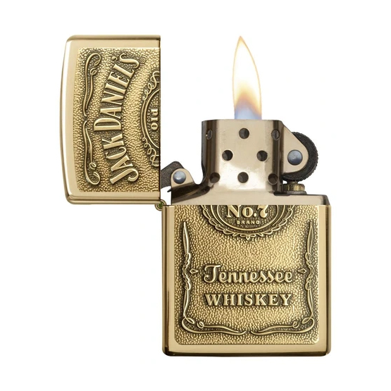 Zippo Jack Daniel’s® Brass Soft Flame Lighter - Image 2