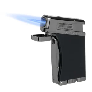 Palio Pro Scorpius Single Torch Cigar Lighter – Black