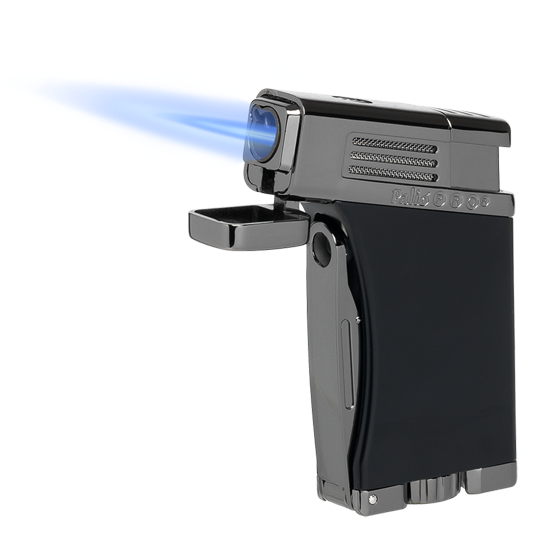 Palio Pro Scorpius Single Torch Cigar Lighter – Black