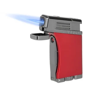 Palio Pro Scorpius Single Torch Cigar Lighter – Red