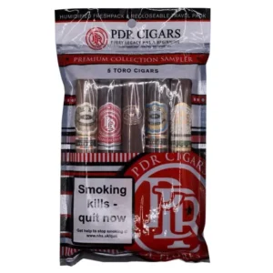 PDR Toro Cigar Selection Fresh Pack Sampler – 5 Cigars