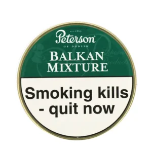 Peterson Balkan Mixture Pipe Tobacco 50g – Single Tin