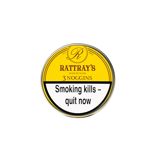 Rattray’s 3 Noggins Pipe Tobacco 50g – Single Tin