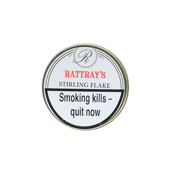 Rattray’s Stirling Flake Pipe Tobacco 50g – Single Tin
