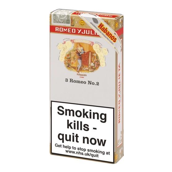 Romeo y Julieta No.2 Tubos Cigar – Pack of 3