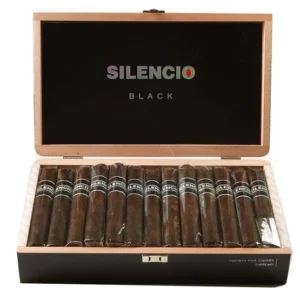 Silencio Black Supremo Toro Cigar – Box of 25