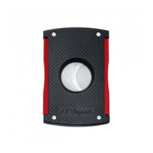 S.T. Dupont Maxijet Cigar Cutter – Matt Black and Red