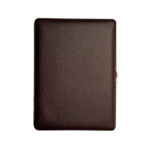 Tsubota Pearl Cosmos Noblesse Cigarette Case – Brown