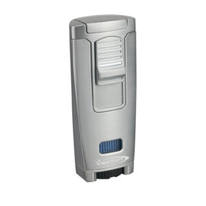 Vector Apex Triple Jet Flame Cigar Lighter – Chrome Satin